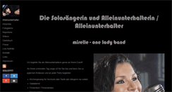 Desktop Screenshot of mirelle-sound.ch